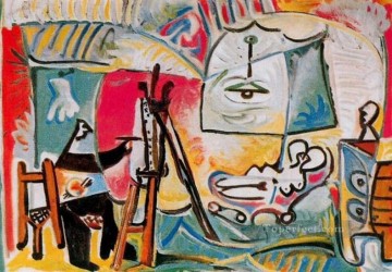 El artista y su modelo L artista et son modele V 1963 cubista Pablo Picasso Pinturas al óleo